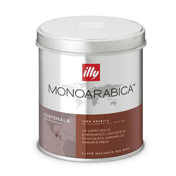Mletá káva illy Monoarabica Guatemala 125g