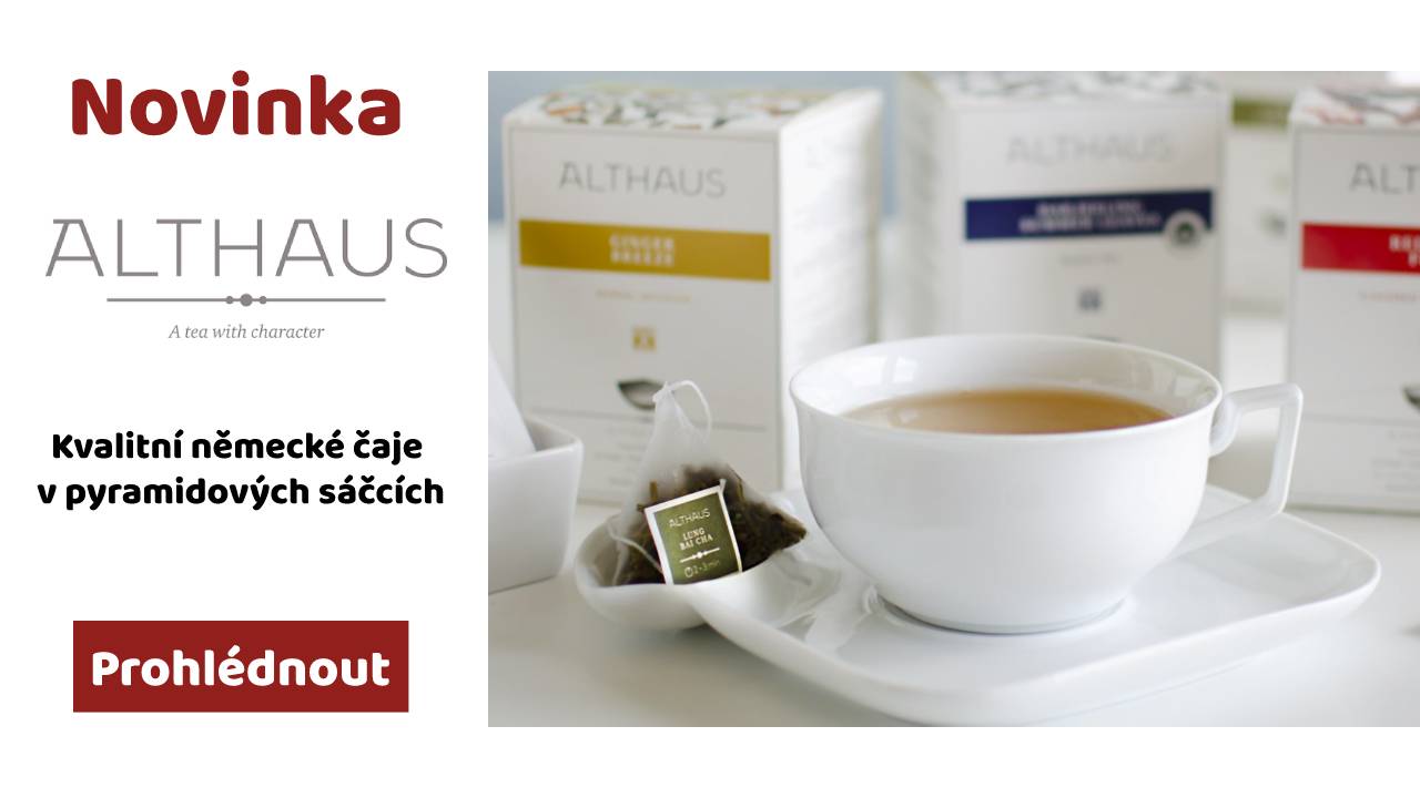 Nové kvalitní německé čaje Althaus