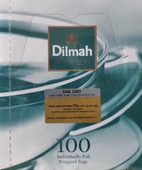 Čaj DILMAH Earl grey 100 ks