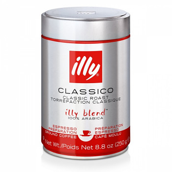 illy Classico mletá káva 250g