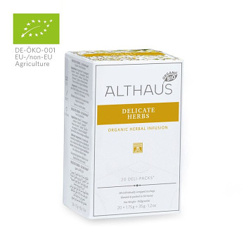 Čaj Althaus bylinný BIO Delicate Herbs 20 x 1,75g