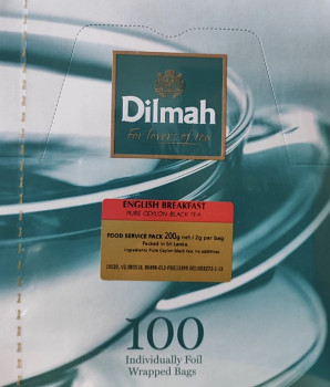 Čaj DILMAH English Breakfast 100 ks - výprodej