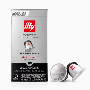 illy Kompatibilní kapsle espresso Forte 10 ks illy Kompatibilní kapsle espresso Forte 10 ks